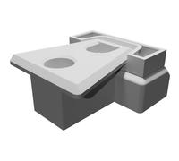 Supporto a Muro per Sistema Toughbuilt ClipTech - Portautensili Stampato