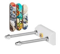 Supporto A Muro Per Skateboard Da Mostrare - Rastrelliera per Skateboard da Parete | Scaffale Di Archiviazione Snowboard - Per Snowboard, Surfboard e per Uso Interno in Casa, Garage, Soggiorno, Palest