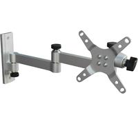 Techly Supporto a muro per TV LED LCD 13-30'' inclinabile 3 snodi silver (ICA-LCD 104)