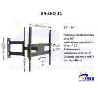 Supporto a Muro per TV da 13" a 55" Bravo
