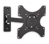 Supporto a muro per TV LED LCD 19 - 37'' inclinabile 2 snodi nero