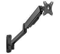 Techly 620225 Supporto a Muro con Molla per TV 17-32" Estensione 55,1 cm Nero