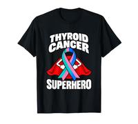 Supporto a Nastro per la sensibilizzazione del Supereroe del Cancro alla tiroide Maglietta