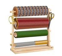 Supporto A Nastro - Scaffale In Legno A Più Livelli |workshop House Artigianale Per Festival Organizzatore Della Bobina Per Il Cucito Scrapbooking | Accessorio Creativo Di Robusto Display Per Di Past