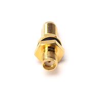 Supporto a pannello adattatore coassiale diritto del convertitore del connettore RF femmina di SMA