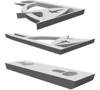 Supporto a Parete Display per Astronave Star Trek Miranda Scala 1-1400