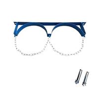 Supporto a parete for portaoggetti for bombole di gas con catena multicolore di varie dimensioni(Blue,L65cm 25 5/8)