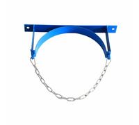 Supporto a parete in acciaio per bombole, supporto per bombole di ossigeno, con catena di protezione, bombola di ossigeno leggera per scuola/ospedale/fabbrica(35cm(1Bottles))