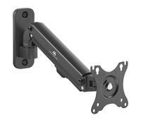 Supporto a parete per monitor Maclean, 17-27'', 7 kg max, molla a gas, MC-458
