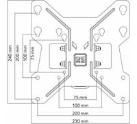 SUPPORTO A PARETE MOBILE 13-43 NEW