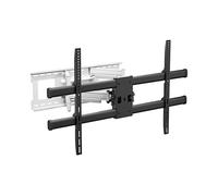ONKRON Supporto TV Parete 42-120 pollici, fino a 100 kg, VESA 200x100-1000x600 mm, Staffa TV Girevole e Inclinabile, Porta Televisore a Muro per Schermi Grandi, Universale, Bianco e Nero M10-BW