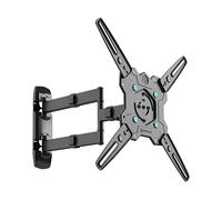 ONKRON Supporto a Muro per TV da 32 a 65 pollici - Braccio Porta TV Peso fino a 41 kg - Staffa TV & Farfalla Televisione con VESA max 400x400 / Braccio Televisore Inclinabile e Rotante M4R-B Nero