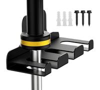 Supporto A Parete Per Bilanciere | Organizzatore Con Gancio Per Barre Da Parete | Rastrelliera Per Manubri A Risparmio Di Spazio,Per Palestra Casa Garage Sollevamento Manubrio Kettlebell Bilanciere