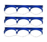 Supporto a Parete per Bombole Gas (1-9) - Portabombole in Acciaio Anticorrosione per Risparmiare Spazio in Garage/Officina, Ideale per Ossigeno, Propano e Argon