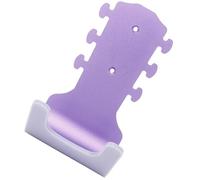 Supporto a Parete per Chitarra in Metallo Porpora Protezione | Montaggio Facile senza Fori, per Casa e Sala Prove, Display Ordinato, per Maestri e Studi