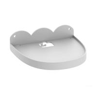 Supporto a Parete per Echo Dot 5ª Gen Risparmio Spazio(White) | Design compatto, libera spazio tavolo, ideale per cucine e camerette, montaggio , finitura moderna