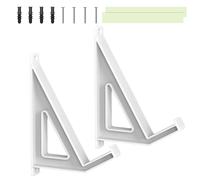 Supporto A Parete Per Laptop - 14,7x6,5x3,8 Cm Set Di 2 Supporti Per Montaggio A Parete In ABS Per Tastiera, Tablet Laptop | Espositore Per Dispositivi Elettronici Per Scrivania | Supporto Per Accesso