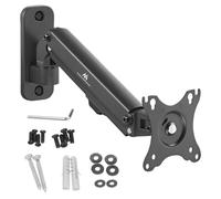 Supporto a parete per monitor Maclean, 17-27'', 7 kg max, molla a gas, MC-458