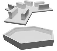 Supporto a Parete per Pannelli Luce NanoLeaf - Staffa Stampata 3D Holder