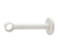 Supporto a parete per profilo tondo 1 via Function Ø 2 cm L 12 cm Avorio