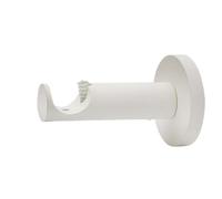 Supporto a parete per profilo tondo 1 via Function Ø 2 cm L 6,5 cm Avorio