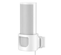 Supporto A Parete Per Sonos Roam 2, Sonos Roam, Roam SL Supporto, Bianco | Materiale In Silicone Resistente Ai Graffi, Design Con Ringhiera Avvolgente, Compatibile Con Ricarica Cablata E Base