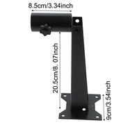 Supporto a parete per Starlink per piatto satellitare Gen 2 in lega nero 240 x 1