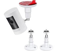 Supporto a parete per telecamera di sicurezza eufy 2C/2C Pro, 2/2 Pro, 3C/S300, 3/S330, eufyCam SoloCam S220/C210, supporto regolabile a 360 gradi, adesivo o montaggio a vite - 2 confezioni