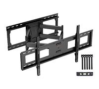 Supporto a Parete per TV Universale, Staffa Parete per TV a Lunga Portata da 635mm, Supporto TVs Inclinabile e Girevole con Doppio Braccio per Televisore da 42-90 Pollici fino a 60kg, VESA 800x400mm