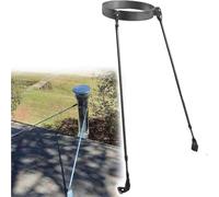 Supporto a Parete Resistente per Tubi di Caldaia da 4 Pollici - Kit di Supporto per Tubi di Caldaia con Elevata Resistenza al Vento, Ideale per Fissare Tubi di 10,2 cm di Diametro.