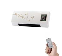 Supporto a parete senza condotti AC 12000 BTU Split System con ventola e telecomando senza lama, raffreddamento ultra silenzioso per la camera da letto, senza finestra necessaria, facile installare il