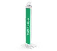 Supporto a pavimento Compulocks 140W per tablet/UMPC bianco VESA 75x75 a 100x100