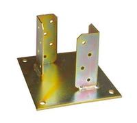 Supporto a Pavimento con Piastra per Trave ART.840 Base 150 MMX150X4 Spess