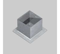 SUPPORTO A PAVIMENTO PER TRAVI TG20 mm 101x101x150h Base 180 mm Piastre