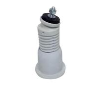Supporto a Pavimento per Unità Esterna Climatizzatore Regolabile - Ø 50-100mm H 120-180mm - Bianco 4pz