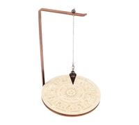 Supporto a pendolo in legno | Visualizza pietre per scaffali, cristalli | Storm di , supporto per collana | Design naturale, robusto, elegante | Tavolo, ufficio, decorazione, rituale, collezione