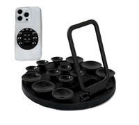 Supporto a per telefono, 0,2 x 11 cm, portatile, elettronici antiscivolo, forte per scrivania, parete specchio, finestra