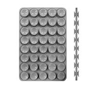 Supporto a per telefono - quadrato in silicone | -ort Pho-ne biadesivo a 80 grani, manico polpo, su-pport portatile antiscivolo | accessorio mobile smartphone Po-ur L'utente