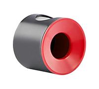 Supporto a pettine da parete, comodo per spazzola per capelli, spazzola a cuscino d'aria, rosso, 6,5 x 5,5 cm
