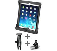 SUPPORTO a pinza RAM RAP-B-400-TAB20U per TUBOLARE MOTO BICI su APPLE IPAD serie