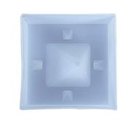 Supporto a piramide in silicone, resina epossidica, per decorazione di casa e ufficio