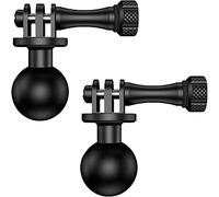 Supporto a sfera da 1 pollice per Garmin/Coyote/AKASO/Gopro Hero Sport Camera con RAM Mounts, supporto a testa sferica girevole a 360 gradi con vite in metallo (nero R15_2)