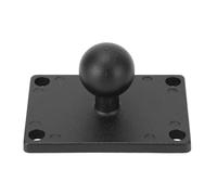 Supporto a sfera da 1 pollice, universale, in lega di alluminio, piastra quadrata AMPS con sfera in gomma per supporti RAM, bracci a doppia presa di dimensione B, base lavorata CNC
