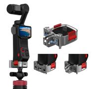Supporto a sgancio rapido per Insta360 Luna Ultra/Luna Pro, adattatore di ricarica in lega di alluminio con foro per vite da 1/4 e staffa di espansione pieghevole magnetica a 2 poli