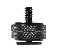 Supporto a slitta a caldo per fotocamera in alluminio a 1/4 "Adattatore a vite per treppiede Flash Mount per accessori per microfono fotocamera