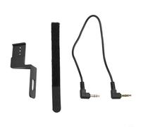 Supporto a slitta fredda in lega di alluminio per Insta360 X5 adattatore microfono invisibile compatibile con microfono wireless Go per una registrazione audio stabile e chiara