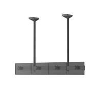 Supporto a soffitto Kimex 031-4432K2 per quattro display VESA da 32", altezza regolabile 150 cm