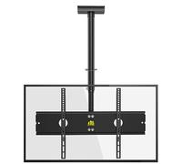 Supporto a soffitto per TV FORGING MOUNT Supporto TV a soffitto regolabile in altezza, girevole e inclinabile per TV piatte e curve da 40-65 pollici fino a 60 kg di peso massimo VESA 600x400mm