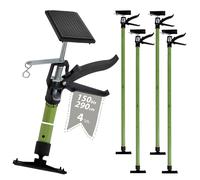 Supporto a Soffitto Staffa di Montaggio 4x Sostegno Telescopico 115-290cm 45