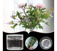 Supporto a spirale per steli Ikebana, griglia floreale trasparente riutilizzabile (S)